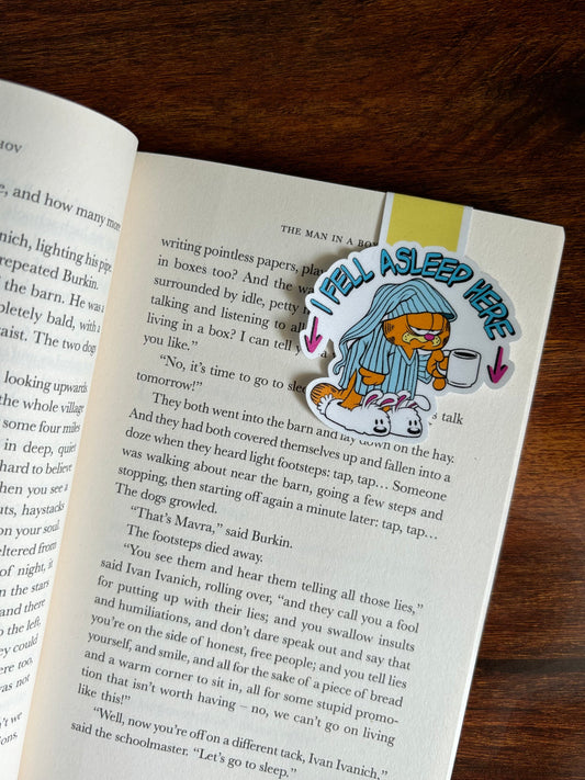Always Sleepy Magnetic Vinyl Bookmark