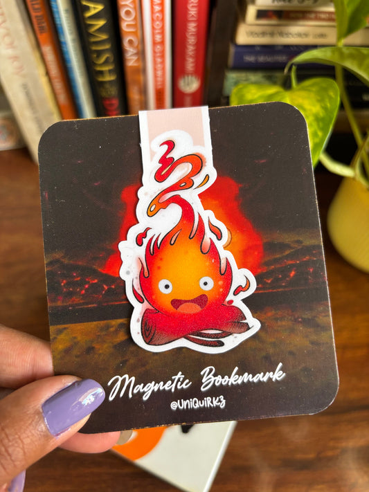 Calcifer Magnetic Vinyl Bookmark