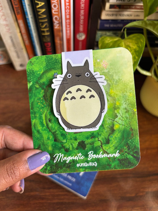 Totoro Magnetic Vinyl Bookmark