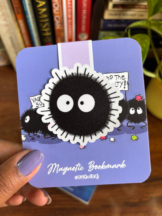 Sootball Magnetic Vinyl Bookmark