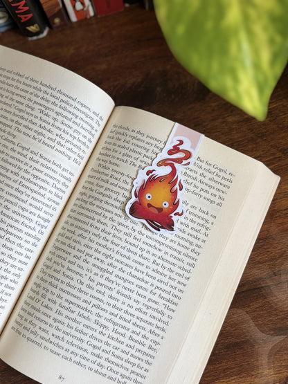 Calcifer Magnetic Vinyl Bookmark